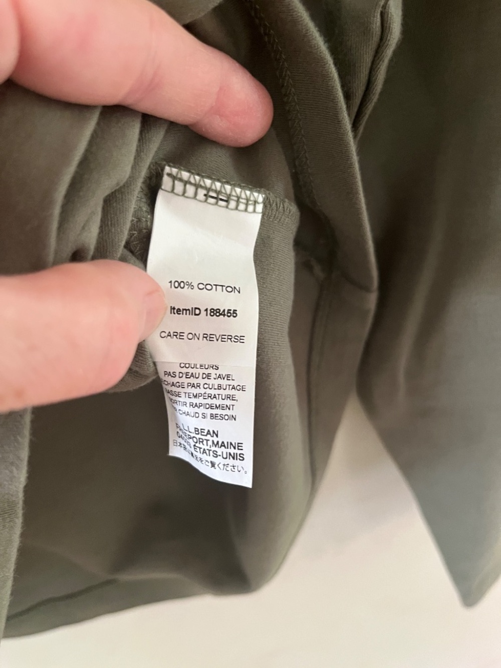 LLBean long sleeve cotton t-shirt, like new! - Picture 4 of 6